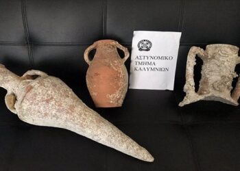 القبض علي يوناني بحوزته ثلاث قطع أثرية بجزيرة كاليمنوس