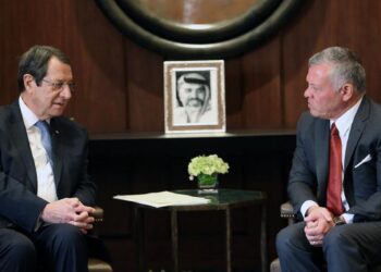 محادثات أردنية قبرصية بين الملك عبدالله الثاني و الرئيس أناستاسياديس