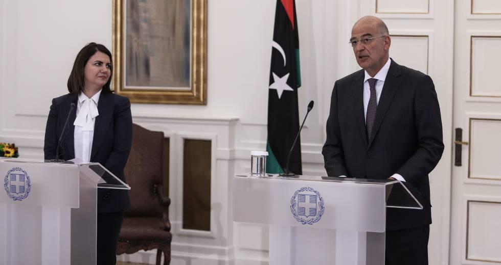 اليونان و ليبيا