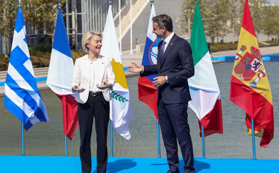 قمة دول الاتحاد الأوروبي المطلة على المتوسط في إسبانيا